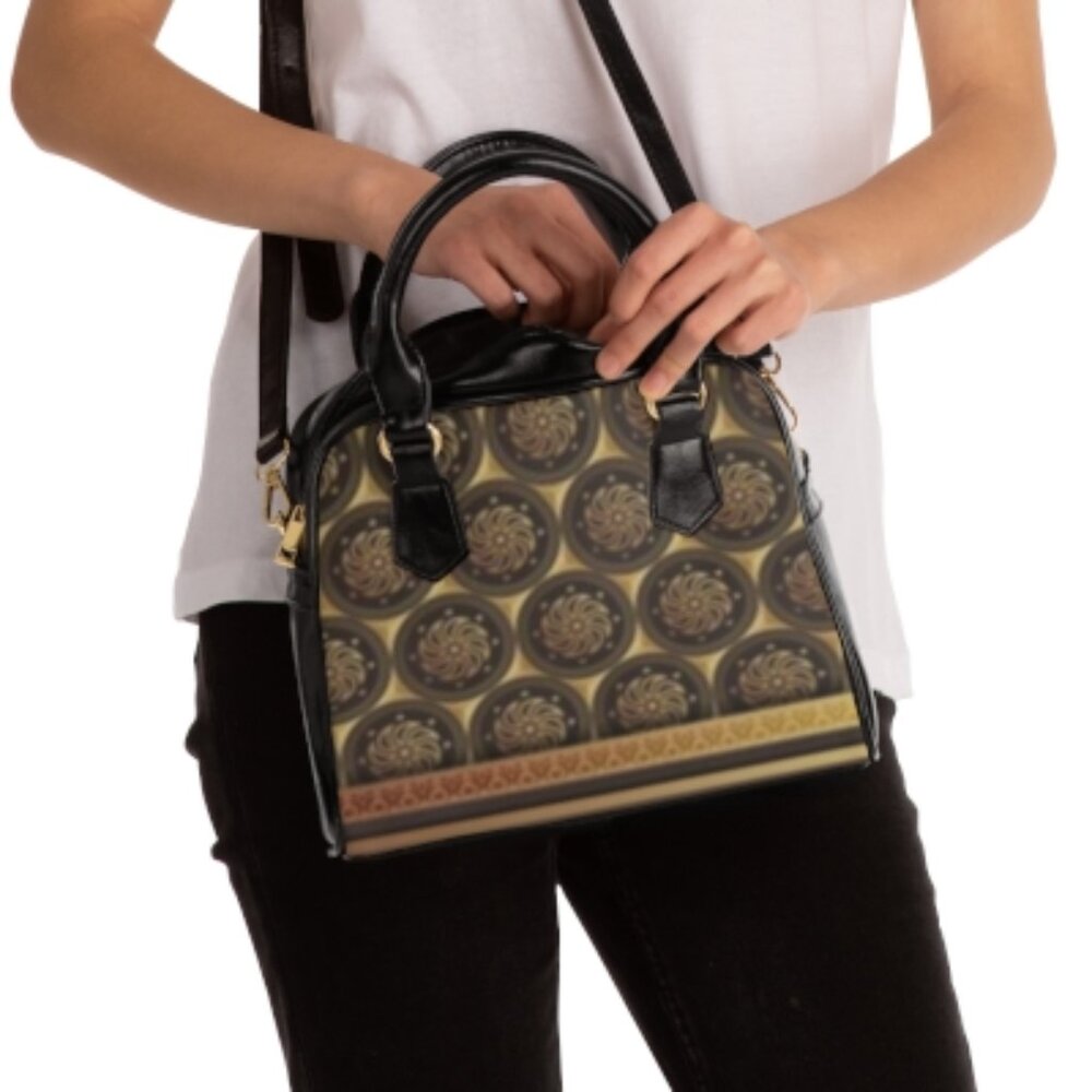 Elegant Crystal Accent Satchel